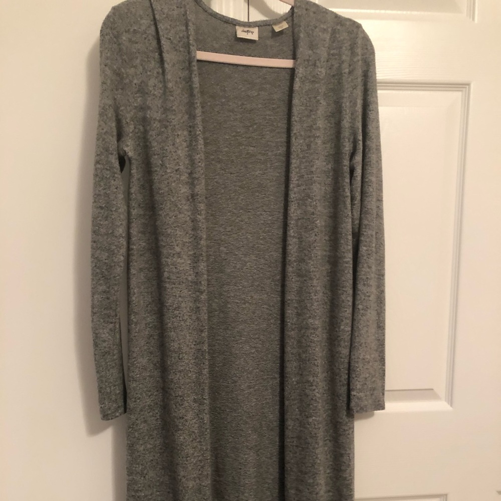 Lightweight long cardigan, l/s